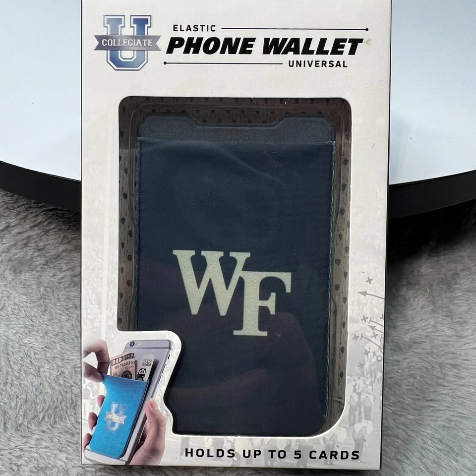 Cartera de teléfono Wake Forest Demon Deacons elástica universal con mercancía 3M NCAA Foto 2 de 4