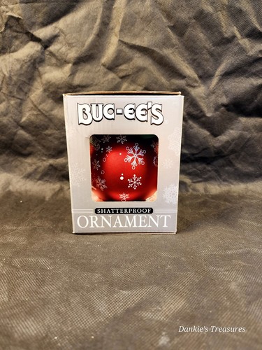 Buc-ee's Christmas 4” Ornament, Yellow, Round Light Up. One Red Shatter Proof - Picture 8 of 9