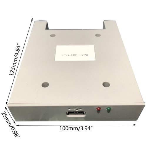 USB Floppy Disk Reader 3.5in Internal Portable 720KB FDD Diskette - Afbeelding 5 van 5