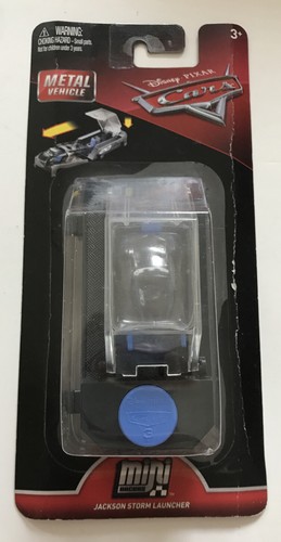 Disney Pixar Cars Mini Racers Jackson Storm Launcher Metal Vehicle Micro Mini