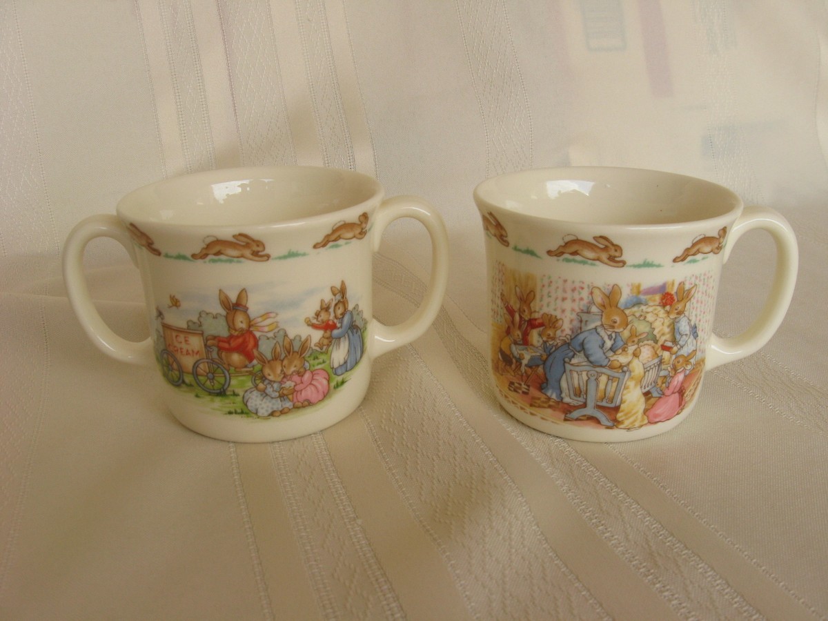 Royal Doulton Bunnykins Celebrate Christening Handle Ice Cream