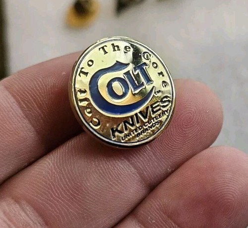 COLT Lapel Pin 9 Pinback LOT to the Core Knives Cutlery Shot Show Black Powder - Picture 6 of 8
