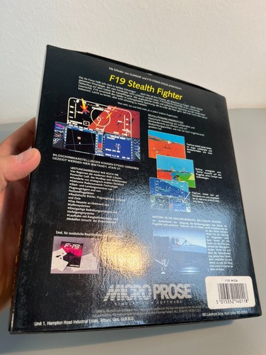 F-19 Stealth Fighter Commodore Amiga Spiel - Big Box OVP Diskette Manuals rar - Bild 24 von 24