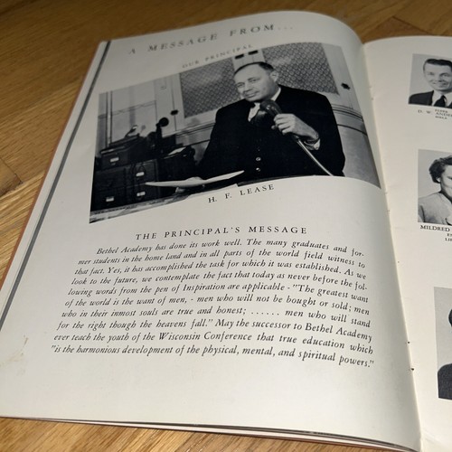 1949 BETHEL ACADEMY, Arpin, Wisconsin Yearbook SEVENTH-DAY ADVENTISTS - Imagen 6 de 22