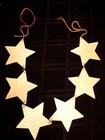 Unfinished Wood WOODEN STAR GARLAND Party Decor BABY BIRTHDAY BANNER Patriotic
