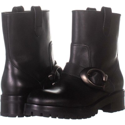 coach signature buckle bootie