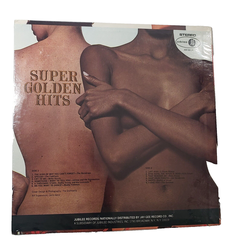 SUPER GOLDEN HITS Vol. 1 Jubilee Nude Cheesecake Cover Funk Rock Sealed NM