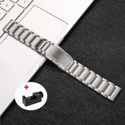 16/18/20/22mm Titanium Watch Band Metal Link Bracelet Replacement Wrist Strap - Picture 60 of 91