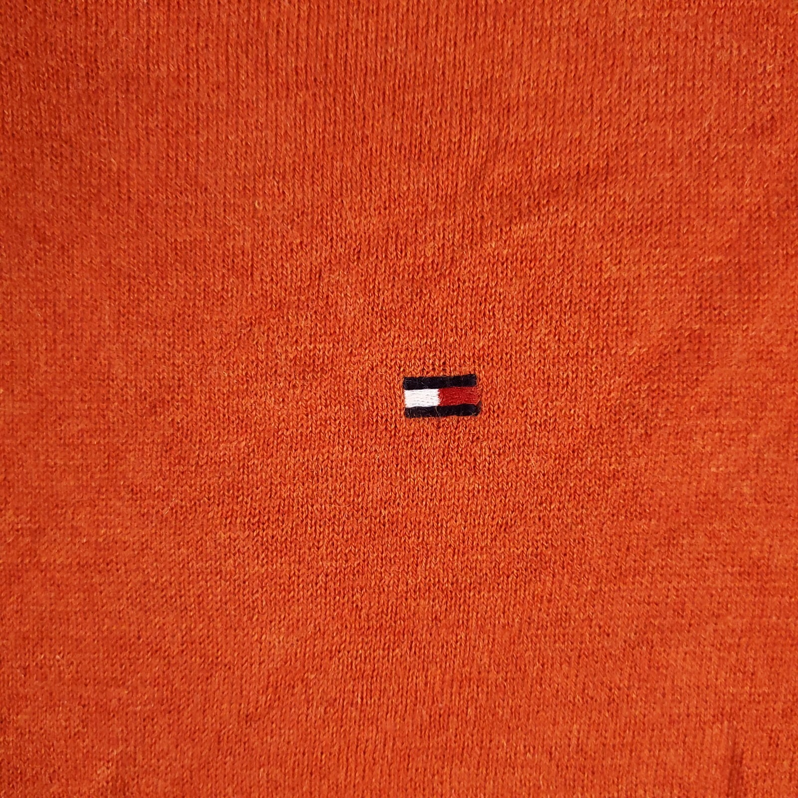 Tommy Hilfiger Sweater Mens Medium Orange Casual … - image 2