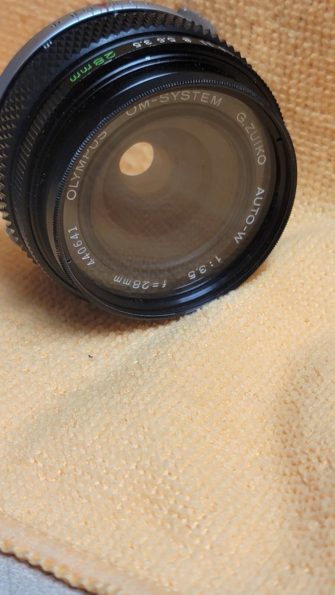 SUPERB! Olympus OM System Zuiko MC Auto-W 28mm 1:3.5 MF Lens