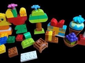 Lego Duplo 10817 Creative Chest & 10615 First Tractor 90 Plus Pieces Combined