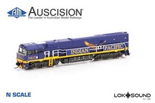Auscision (NNR-16S) NR27 Indian Pacific MK1 - Blue/Yellow - N Scale DCC
