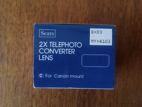***NEW*** VINTAGE Sears Auto 2X Telephoto Converter LENS 4E/MC - Picture 5 of 10