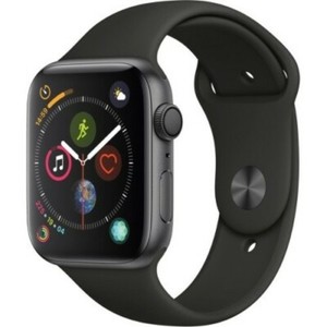 Apple-44mm-Series-4-GPS-Smart-Watch-with-Aluminum-Case-Space-Gray-Black