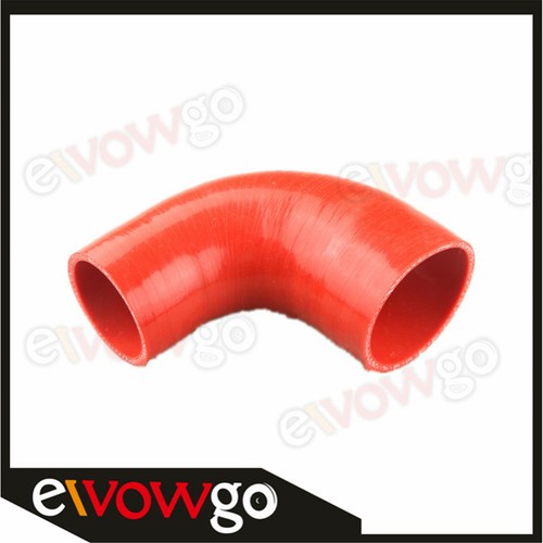 1.75'' - 4.5'' Silicone Coupler 90 Degree Reducer Turbo Intercooler Hose Pipe - Picture 9 of 12