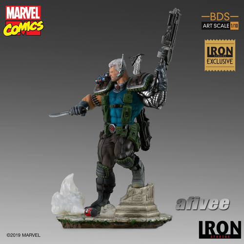 Iron Studios MARCAS17919-10 1/10 Marvel Cable Statue von 33TOYS Sammlerstück - Bild 9 von 17