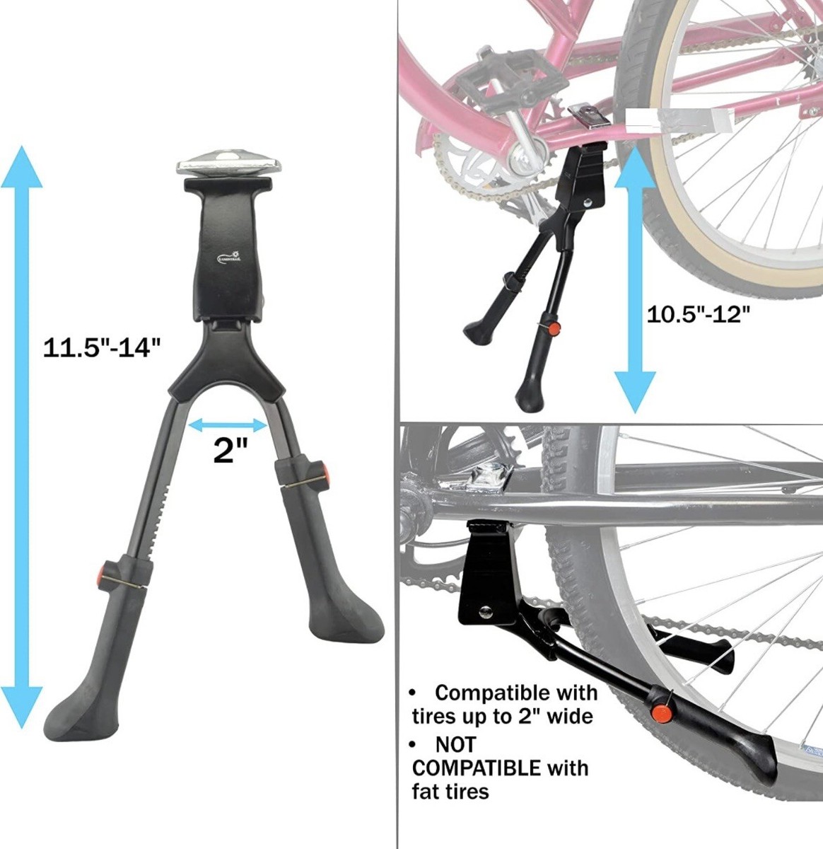 Schwinn center mount kickstand sales