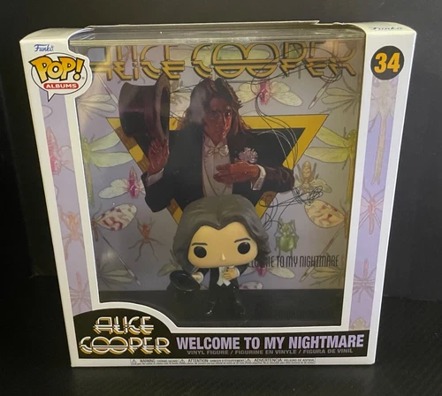 Funko Pop! Album Cover with Case: Alice Cooper Welcome to My Nightmare #34