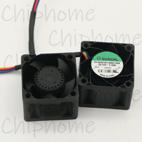 New SUNON PF38281B1-000U-S99 DC 12V 3.78W 3828 3.8CM PWM cooling fan - Picture 2 of 6