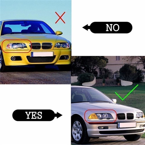 RIGHT Headlight Lens Headlamp Lamp Cover Crystal For BMW E46 1998-2001 4 Door - Picture 2 of 7