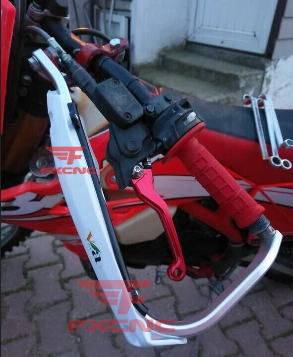 For KTM 400EXC_RACING 2005-2007 CNC Brake Clutch Levers Grips EXC Logo Dirtbike - Image 4 of 4