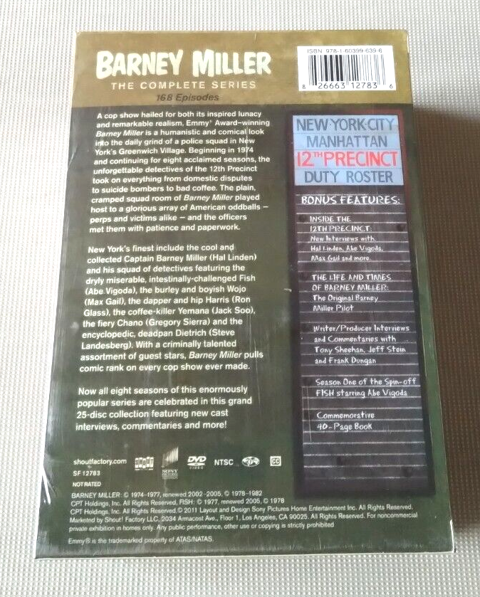 Barney Miller: Complete Series seasons 1-8 (DVD Set) Includes Fish