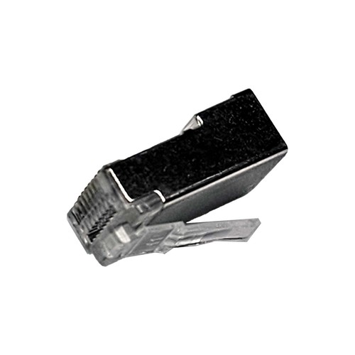 CAT6/CAT6A RJ45 8P8C Pass Through Modular Plug shielded connector, 100pcs - Picture 5 of 7