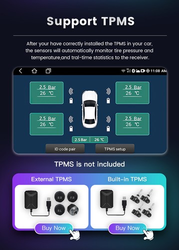 9"Android 14 Autoradio Carplay BT DAB GPS Navigation For Hyundai Veloster 11-17 - Bild 9 von 12