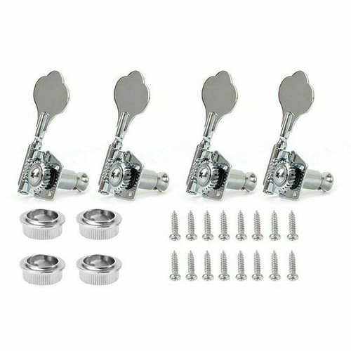 4Pack Jazz Bass Guitar Vintage Open Bass Tuners Right Tuning Gegs Machine Heads - Picture 4 of 25