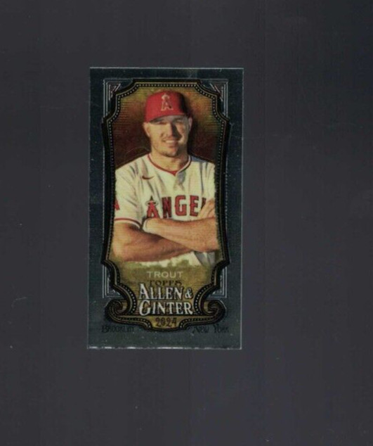 2024 Topps Allen & Ginter - Chrome Mini #280 Mike Trout - Angels 