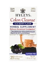Colon Cleanse Herbal 25 tea bags natural for Constipation Hot / Cold