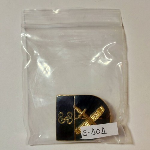 SPANISH ARMY METAL BADGE. RURAL PERMANENCE OF CIVIL GUARD. KING FELIPE VI. E-101 - Picture 3 of 3