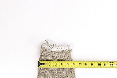 Vintage Polo Ralph Lauren Italian Tweed Herringbone Wool Blazer Gray 44L - Picture 7 of 14