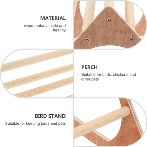 Wooden Stand Portable officiel Bird Perch Parrot Standing Stick