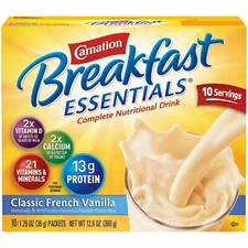 Carnation Breakfast Essentials High Protein Powder Drink Mix 20 Servings 18g ...