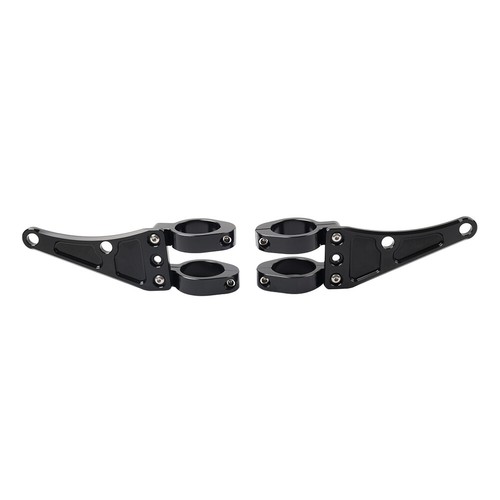 37MM Scheinwerferhalterung Halterung Klammer Gabelrohrhalterung für Harley - Picture 3 of 11