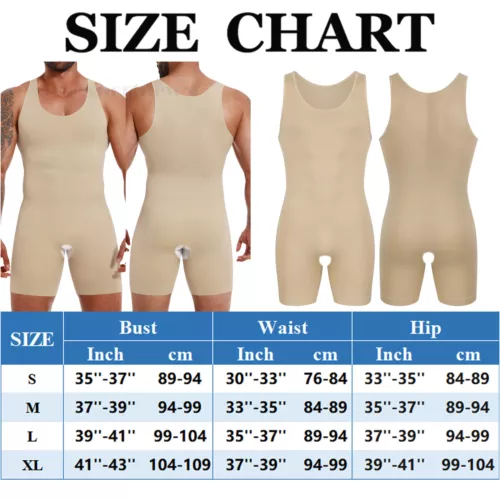 Herren Schlankheitsunterwäsche Bauchkontrolle Body Shaper Hi-Kompression Skinny Body - Bild 15 von 26