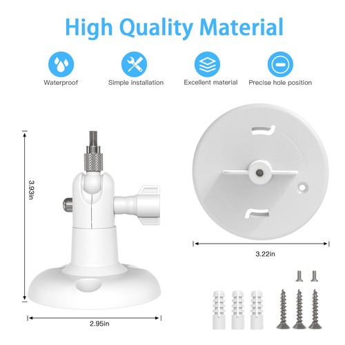 Soporte de montaje en pared para cámara exterior Reolink Argus Track 4K - Imagen 5 de 8