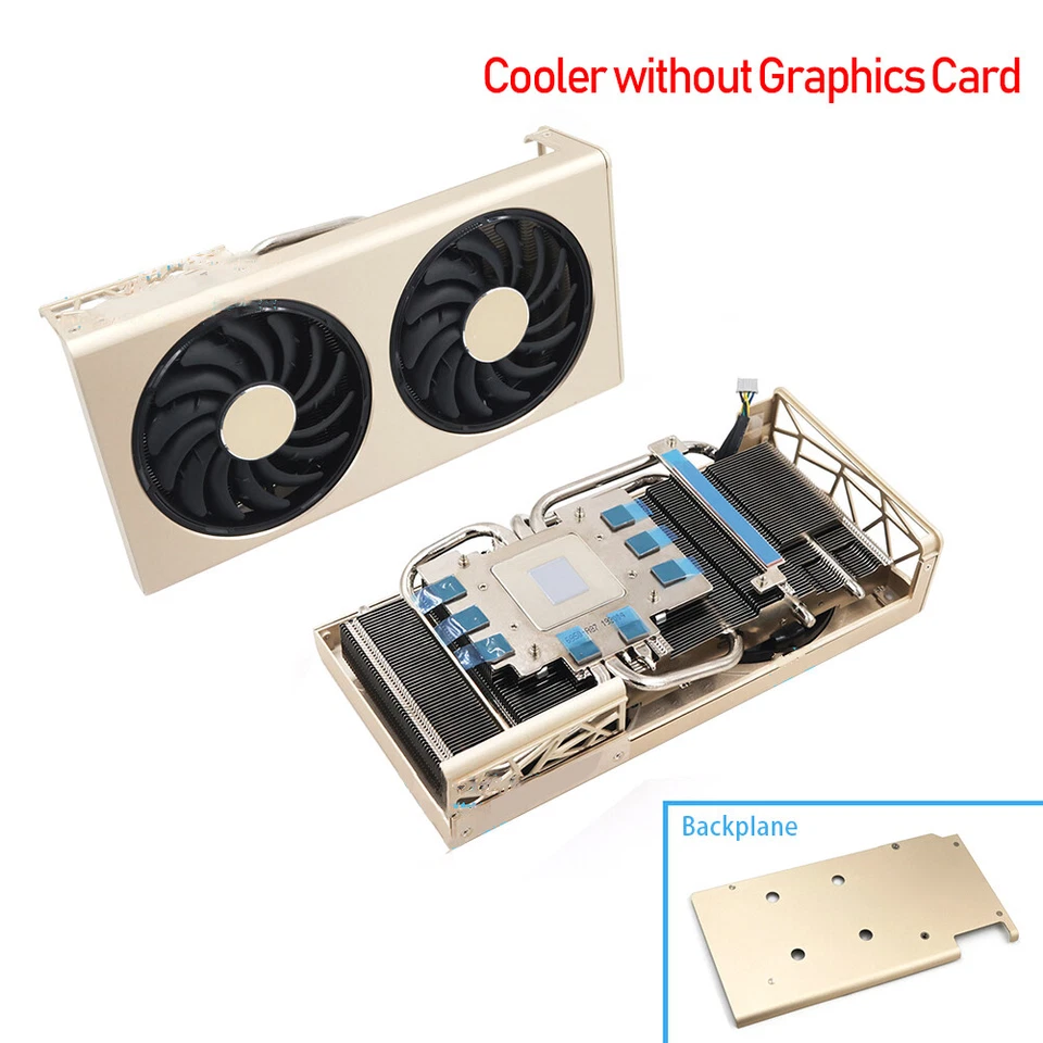 Refrigerador de placa gráfica RX5700/5700XT EVOKE/MECH 8GB 4 tubos de calor 54mm para MSI - Imagem 3 de 4