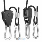 1-10 Pairs LINEBA 1/4 Inch 8-Feet Long Heavy Duty Adjustable Rope Clip Hanger US