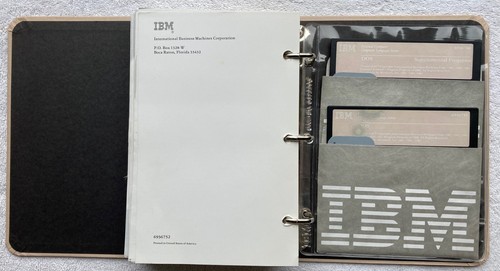 IBM 1983 DOS Version 2.00 PC OPERATING SYSTEM 6024061 5.25 Floppy Set in Binder - Afbeelding 11 van 13