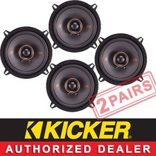 2 KICKER 51KSC504 CAR AUDIO STEREO 5.25"2-WAY KS SERIES COAXIAL SPEAKERS 2 PAIRS