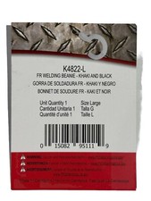 Lincoln Electric K4822-L FR Welding Beanie, Khaki & Black, Large.