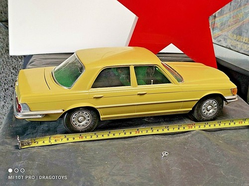 AUTO GIOCATTOLO TEDESCA VINTAGE MERCEDES GAMMA 375 GRANDE 13" PLASTICA METALLO 1:11 PER PARTI - Foto 19 di 24