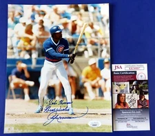 Andre Dawson Signed 8x10 Photo Chicago Cubs Autograph JSA COA KK30097