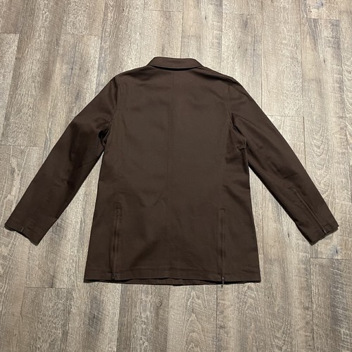 Harve' Benard by Holtzman Women's Size 10 Brown Cotton Relaxed Fit Box Jacket - Picture 8 of 12