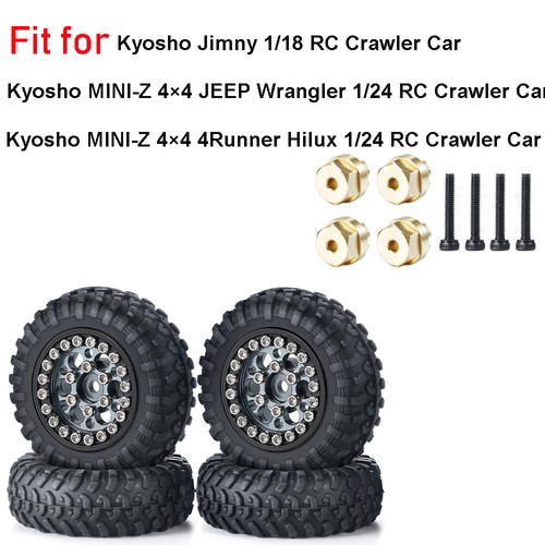 AXSPEED Für Kyosho Mini-Z Wrangler Hilux 1/24 1/18 Jimny SCX24 Reifen Felgen 1" - Bild 16 von 20