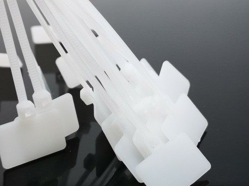 50pcs 3X100 Ethernet Wire Zip Cable Ties Tie Mark Tags Nylon Label - Picture 2 of 3