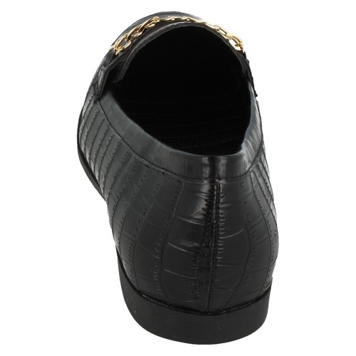 Zapatos planos de punto inteligente negros o crema para dama: F8R0537 - Imagen 5 de 18