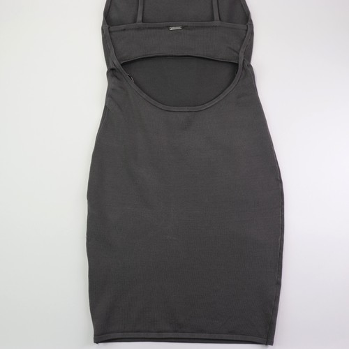 Guess Women's Jen Asphalt Gray Sleeveless Cutout Back Bodycon Mini Dress Size XS - Picture 8 of 23